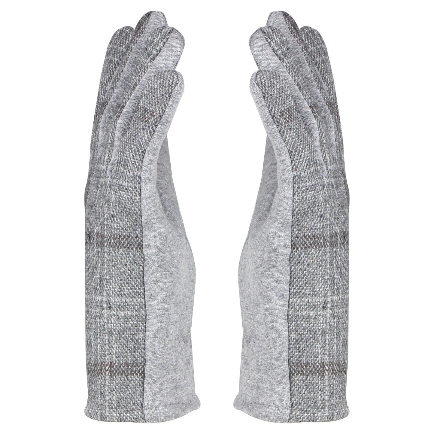 Men Gloves In Light Grey