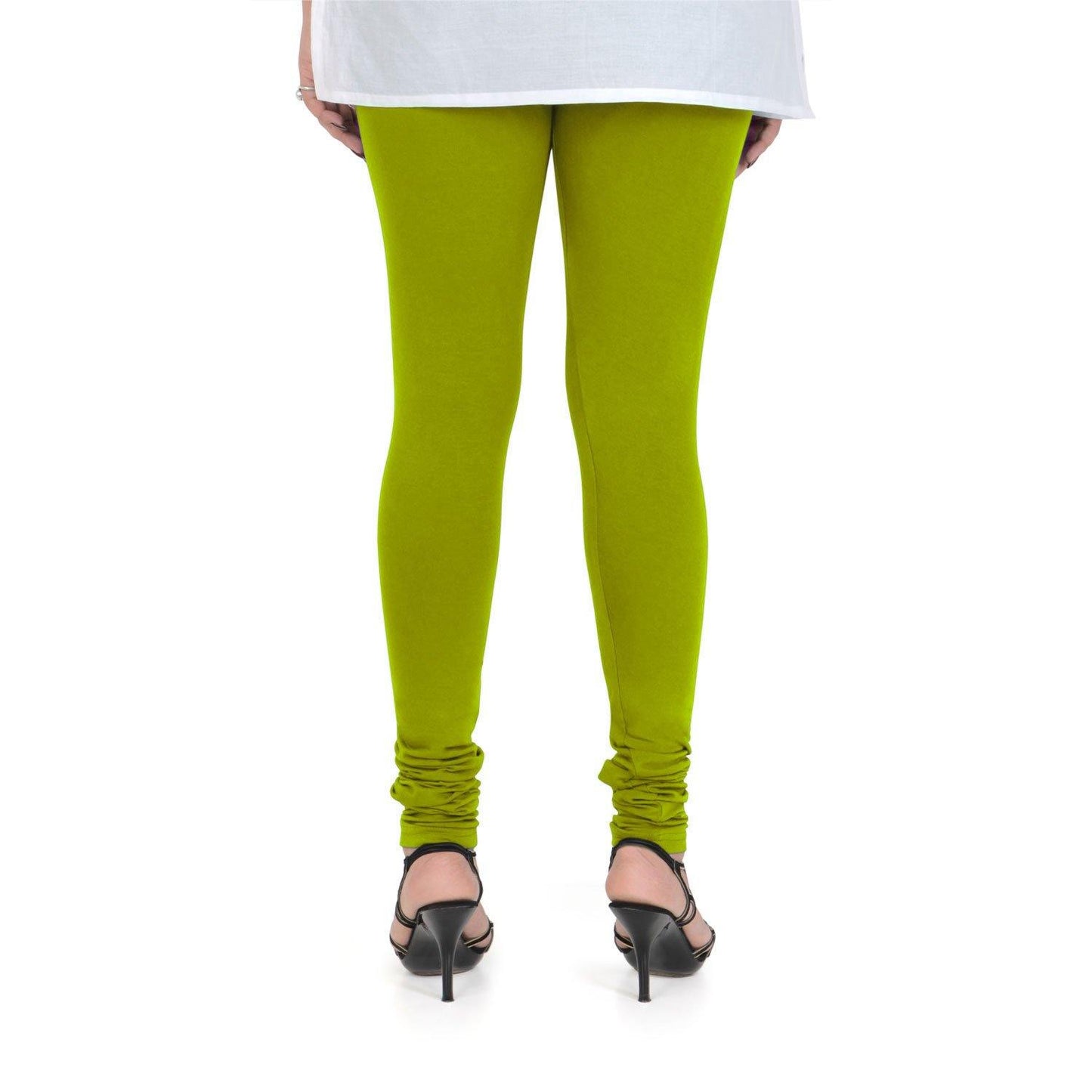 Vami Women's Cotton Stretchable Churidar Legging - Goose Berry - Bonjour Group