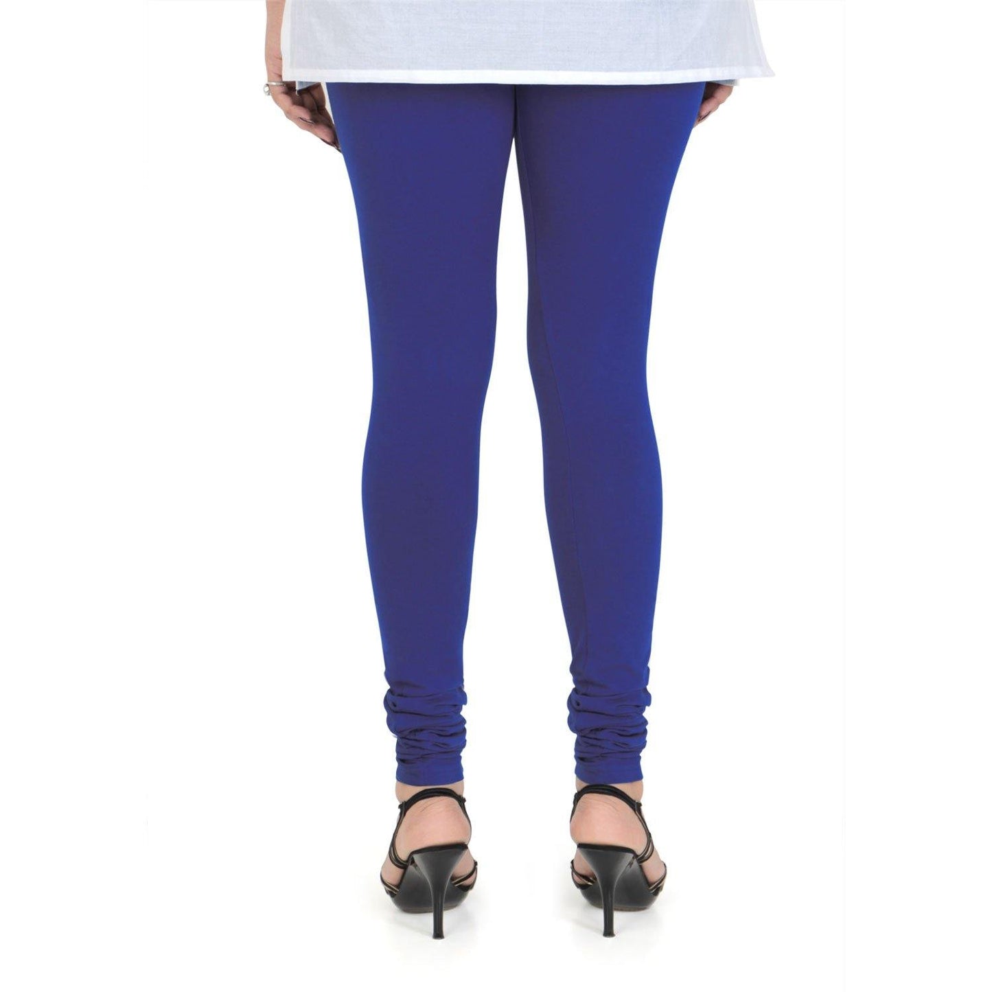 Vami Women's Cotton Stretchable Churidar Legging - Purple Heart - Bonjour Group
