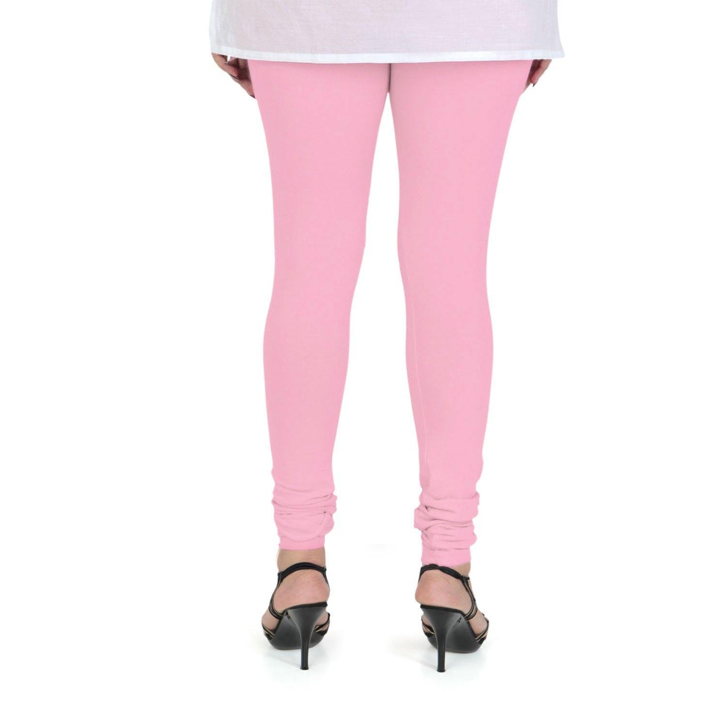 Vami Women's Cotton Stretchable Churidar Legging - Royal Pink - Bonjour Group