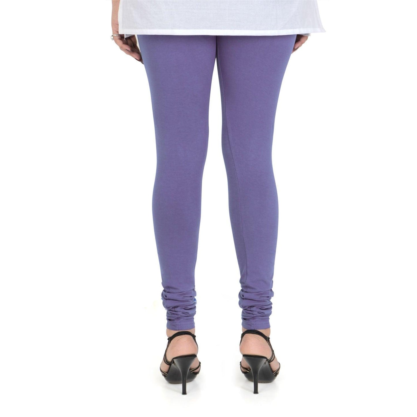 Plain Churidar Cotton Leggings For Ladies