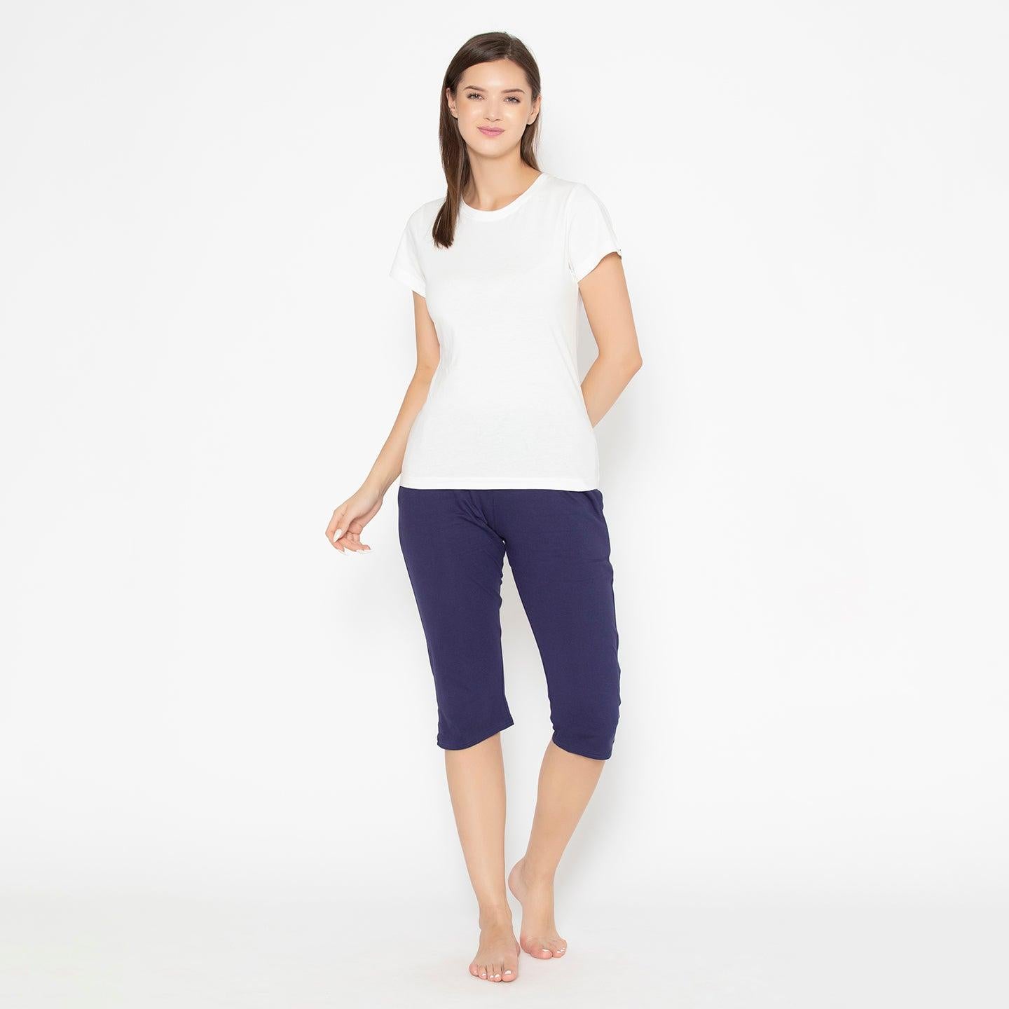 Plain Capri For Women