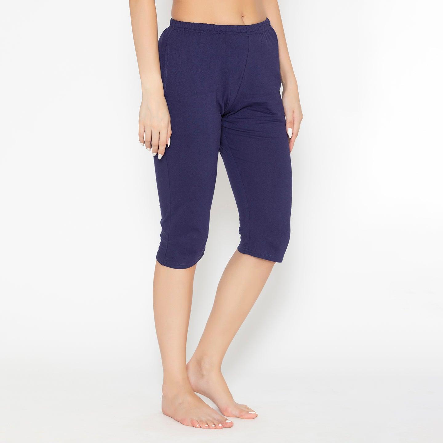 Women's Plain Capri