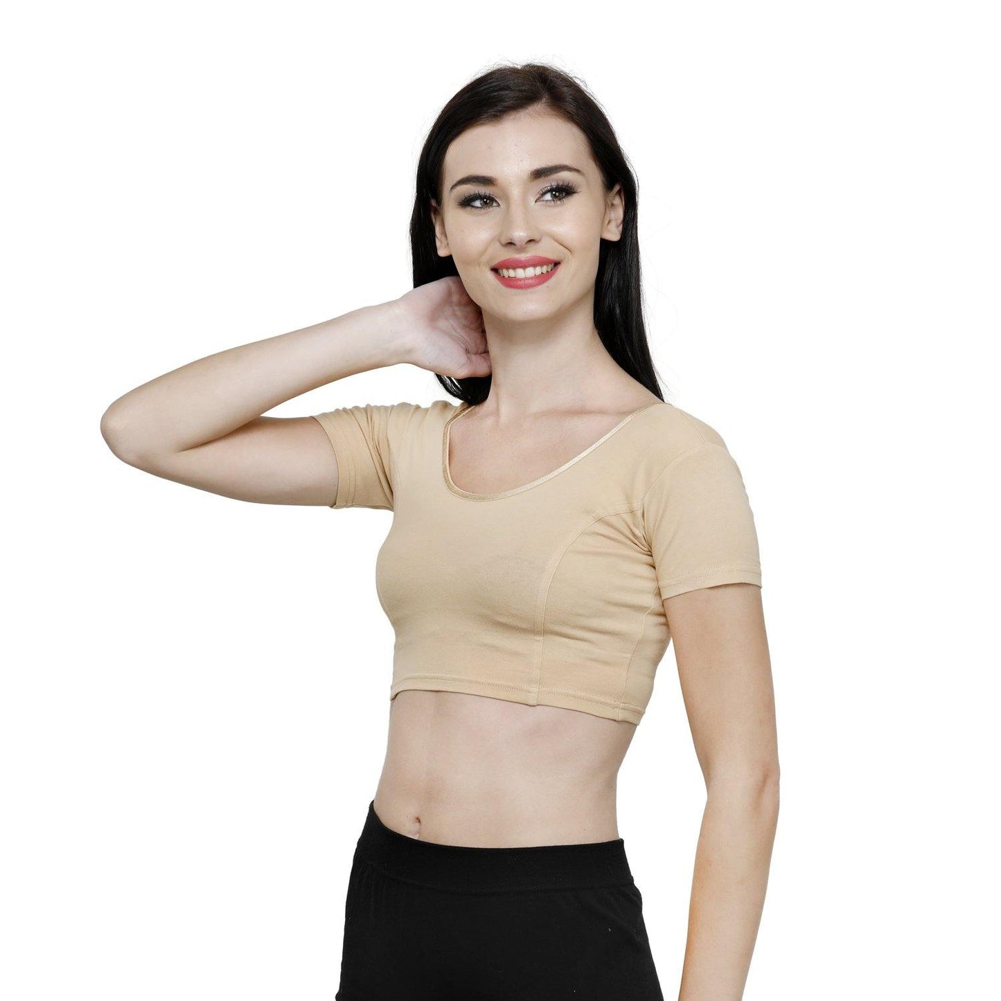 beige color ladies Blouse