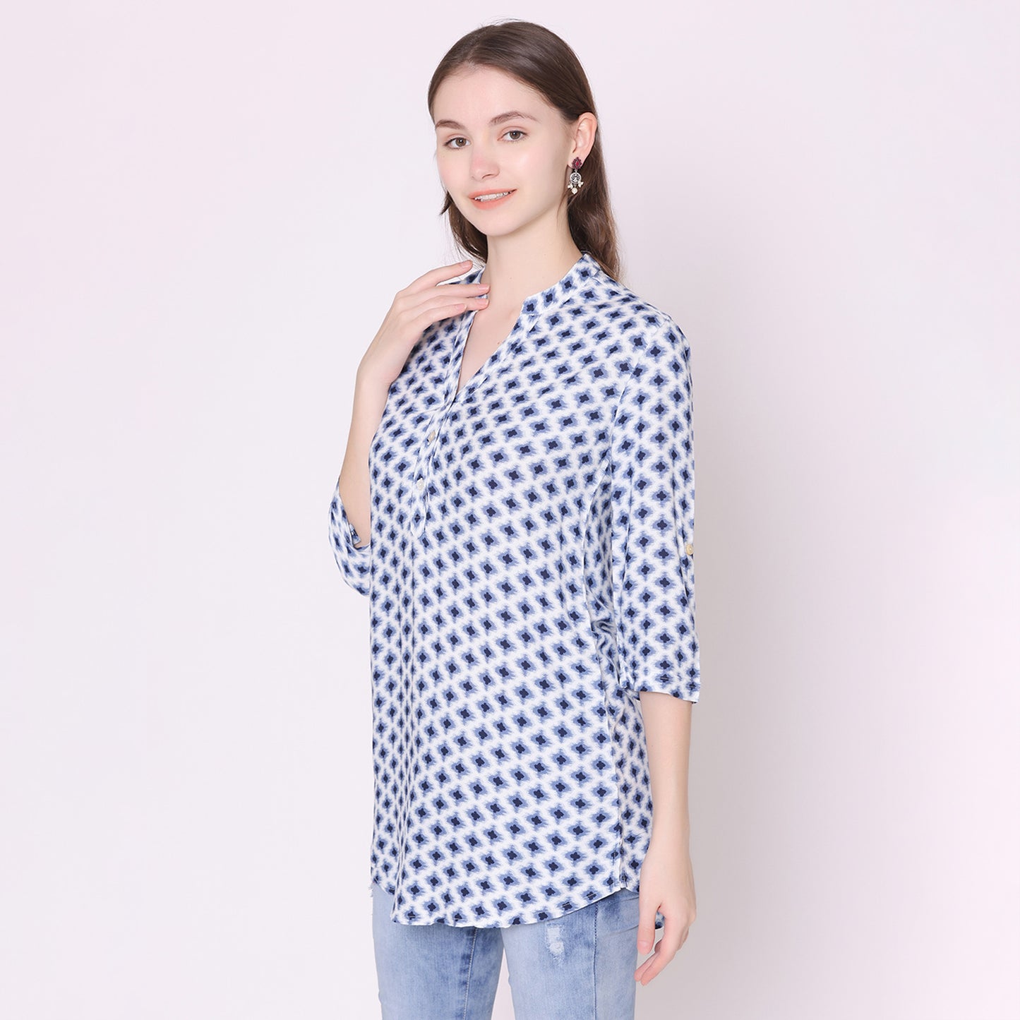 Women's Printed Short Kurti