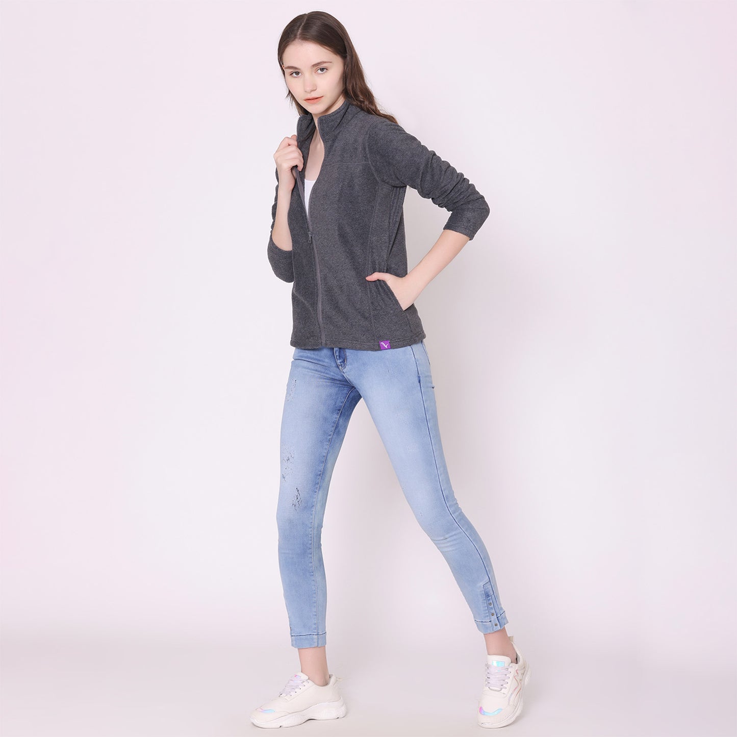 Women's Polar Jacket - Anthra