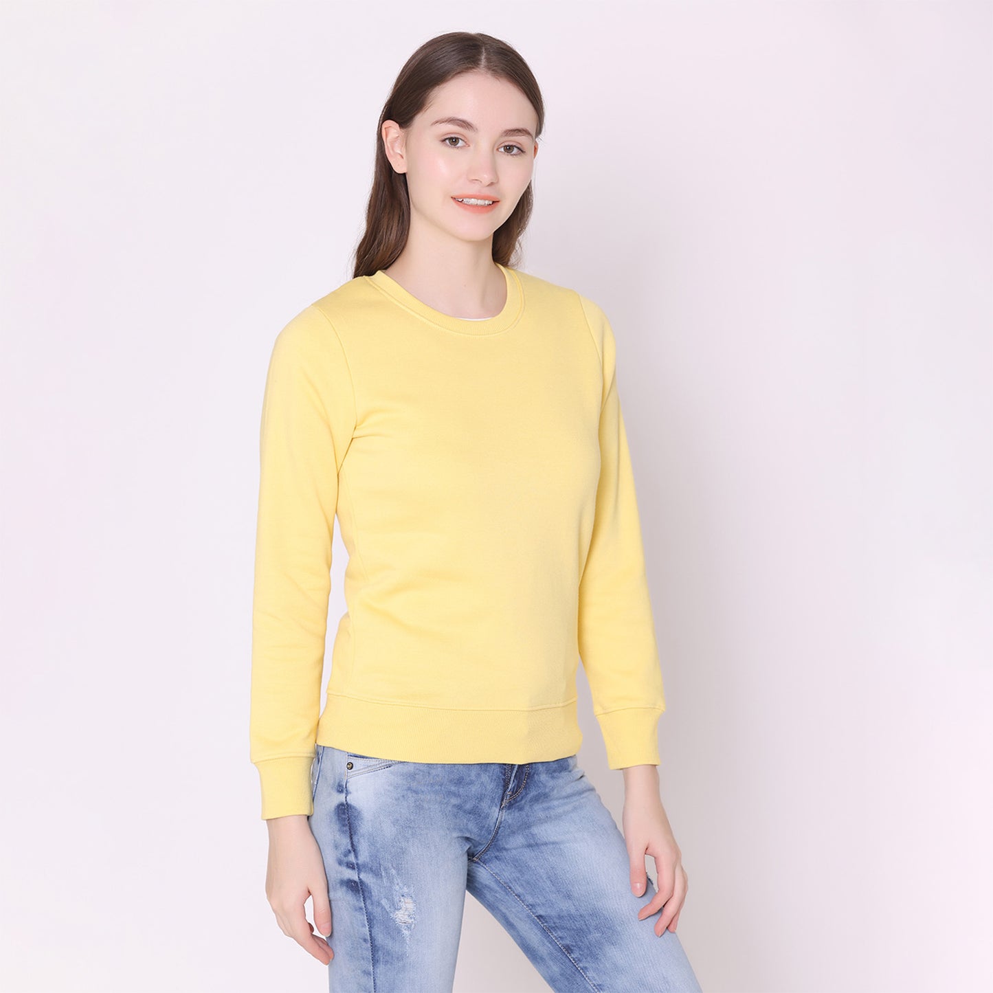 Plain Sweatshirt For Women