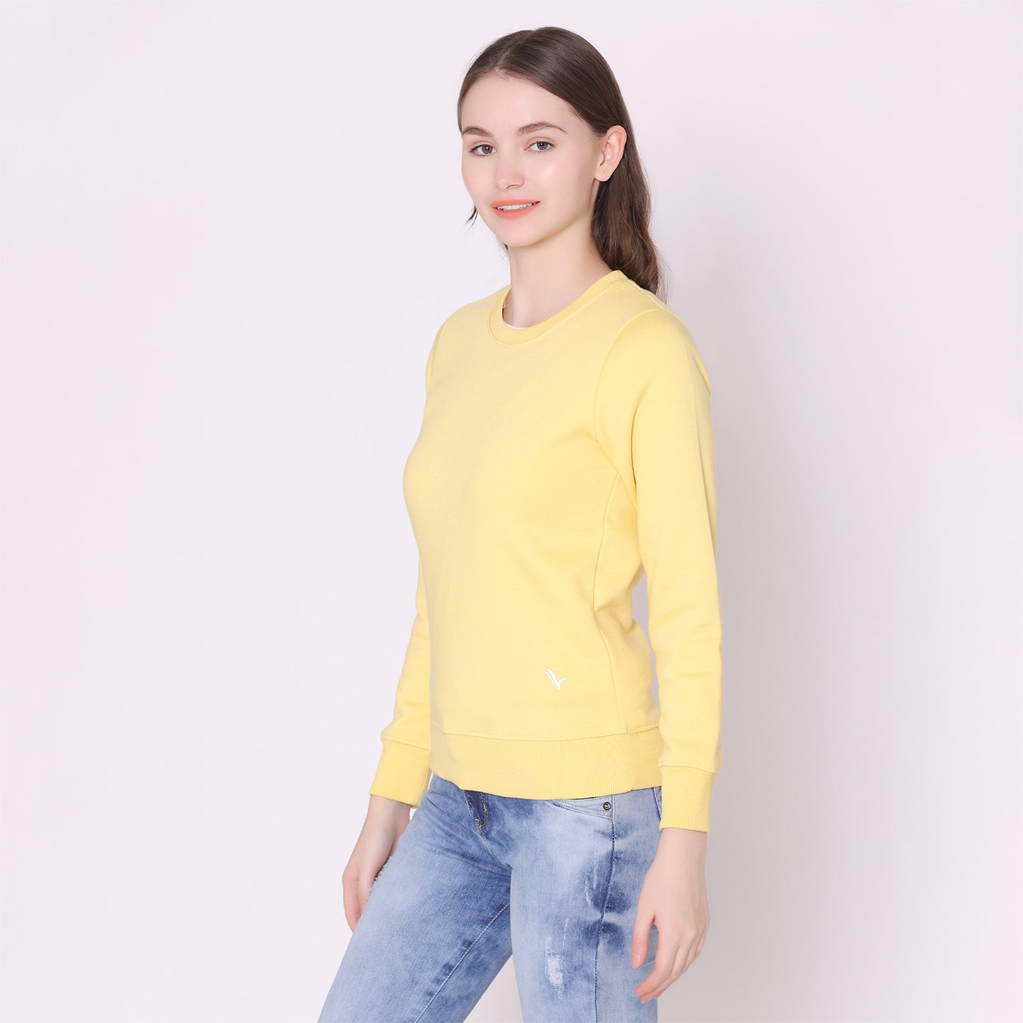 Plain Sweatshirt For Ladies