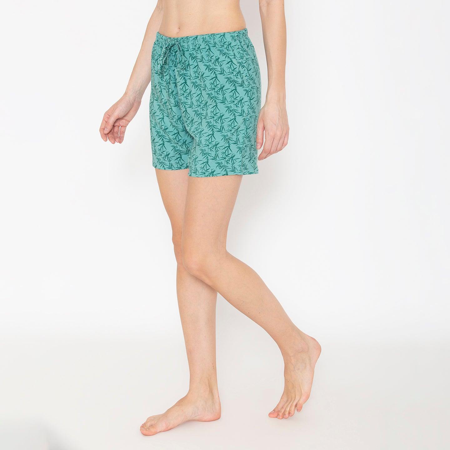 Ladies Printed Lounge Shorts Media 1 of 4