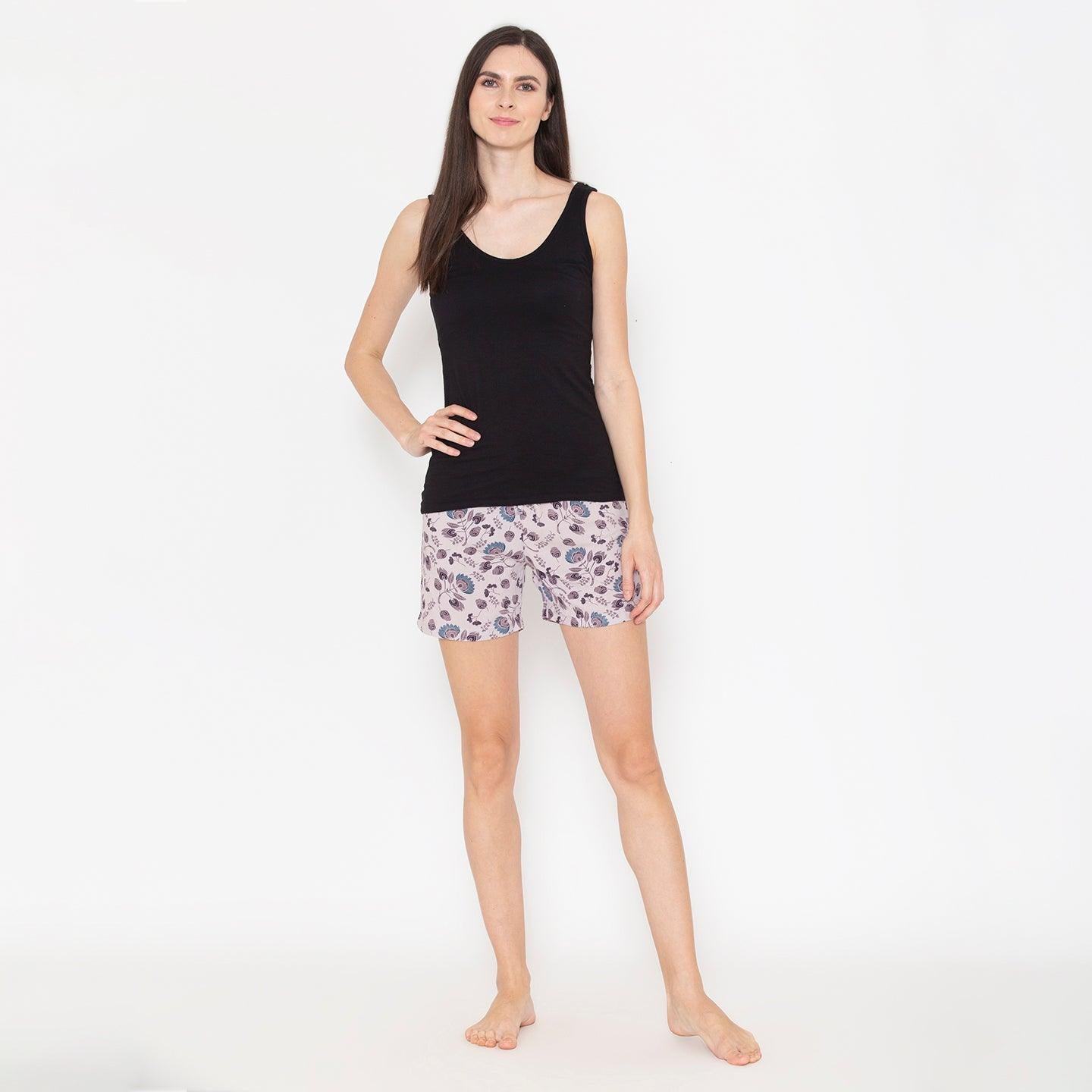 Printed Lounge Shorts For Women