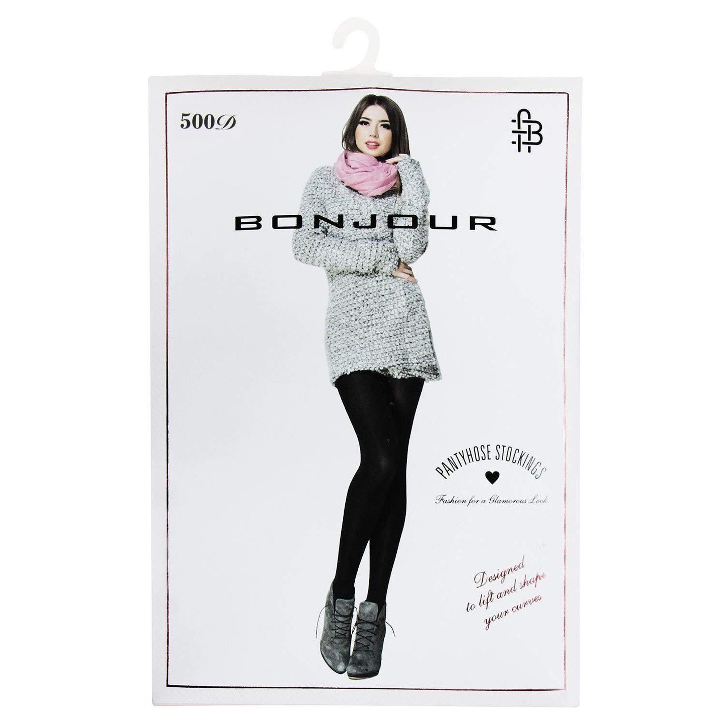 Women's Fashionable Semi-Transparent Microfiber Tights - Bonjour Group