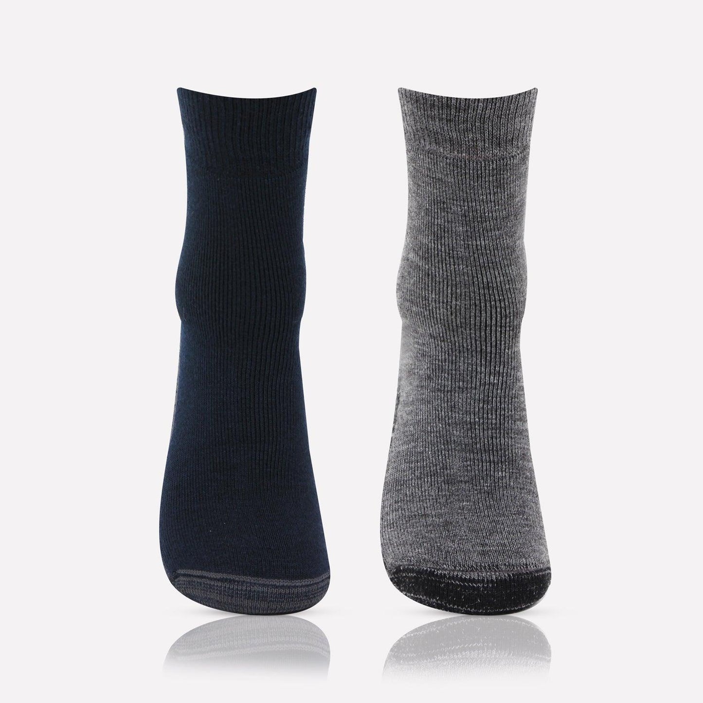 Men's Woolen Anti-Skid (Gripper) Indoor Socks - Pack Of 2