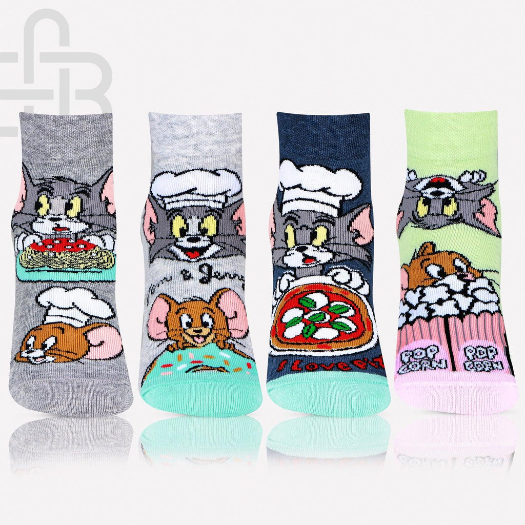 Tom & Jerry Cotton Socks For Kids