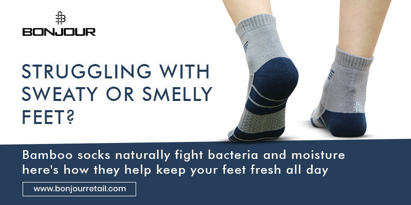 Why Bamboo Socks Are Perfect for People with Sweaty or Smelly Feet