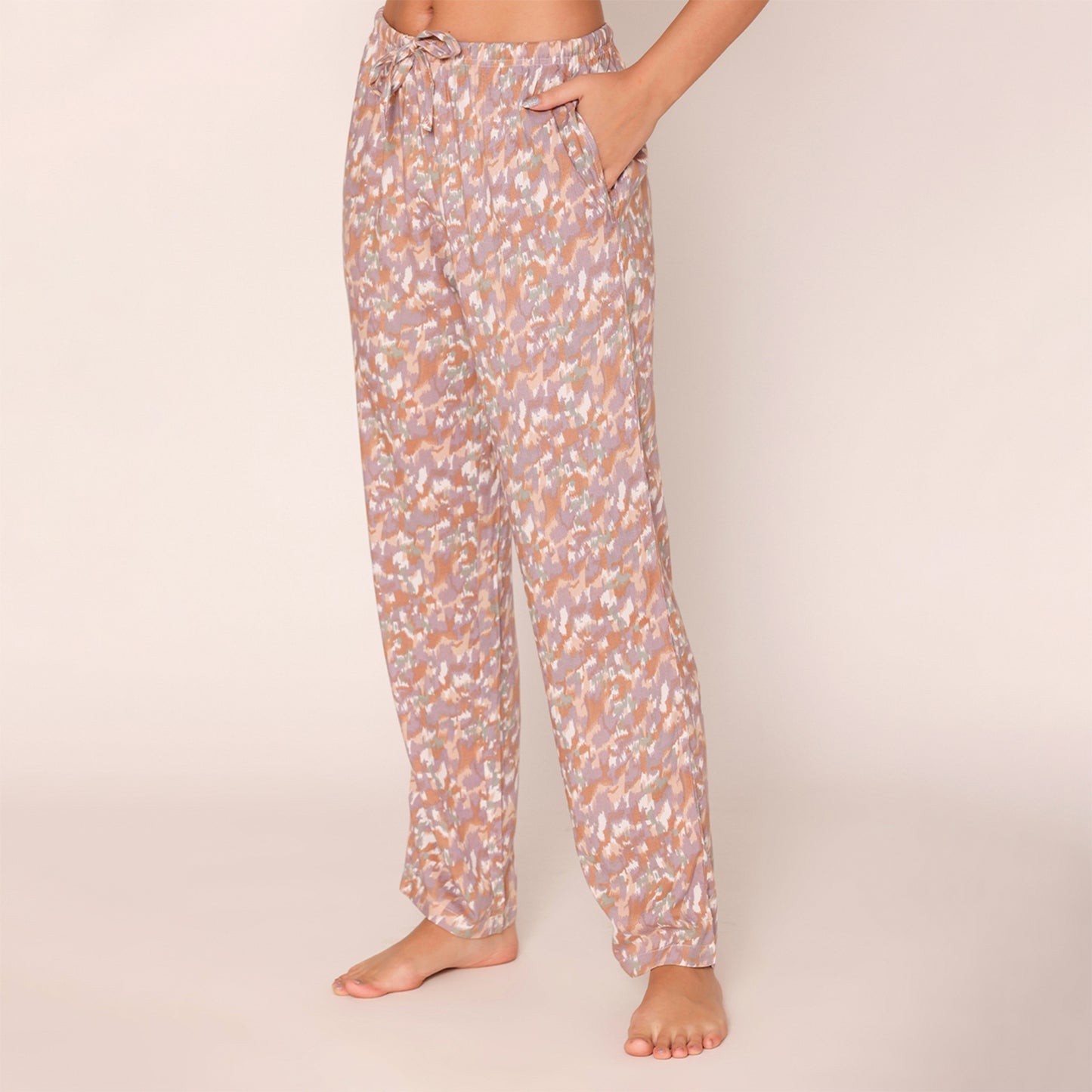 Women Printed Lower With Drawstring