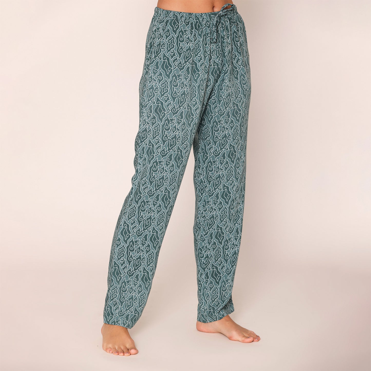 Women Printed Lower With Drawstring