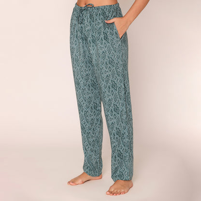 Women Printed Lower With Drawstring