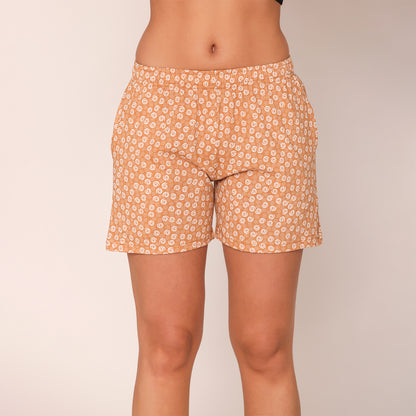 Printed Casual Shorts for Women
