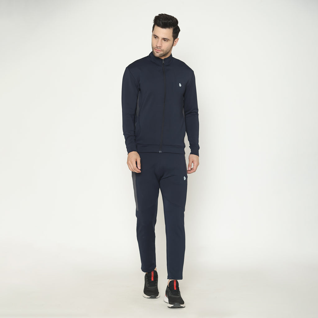 Men's Dry Fit Track Suit - Navy