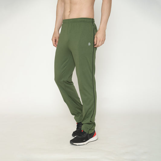 Men's Solid Track Pant - Olive
