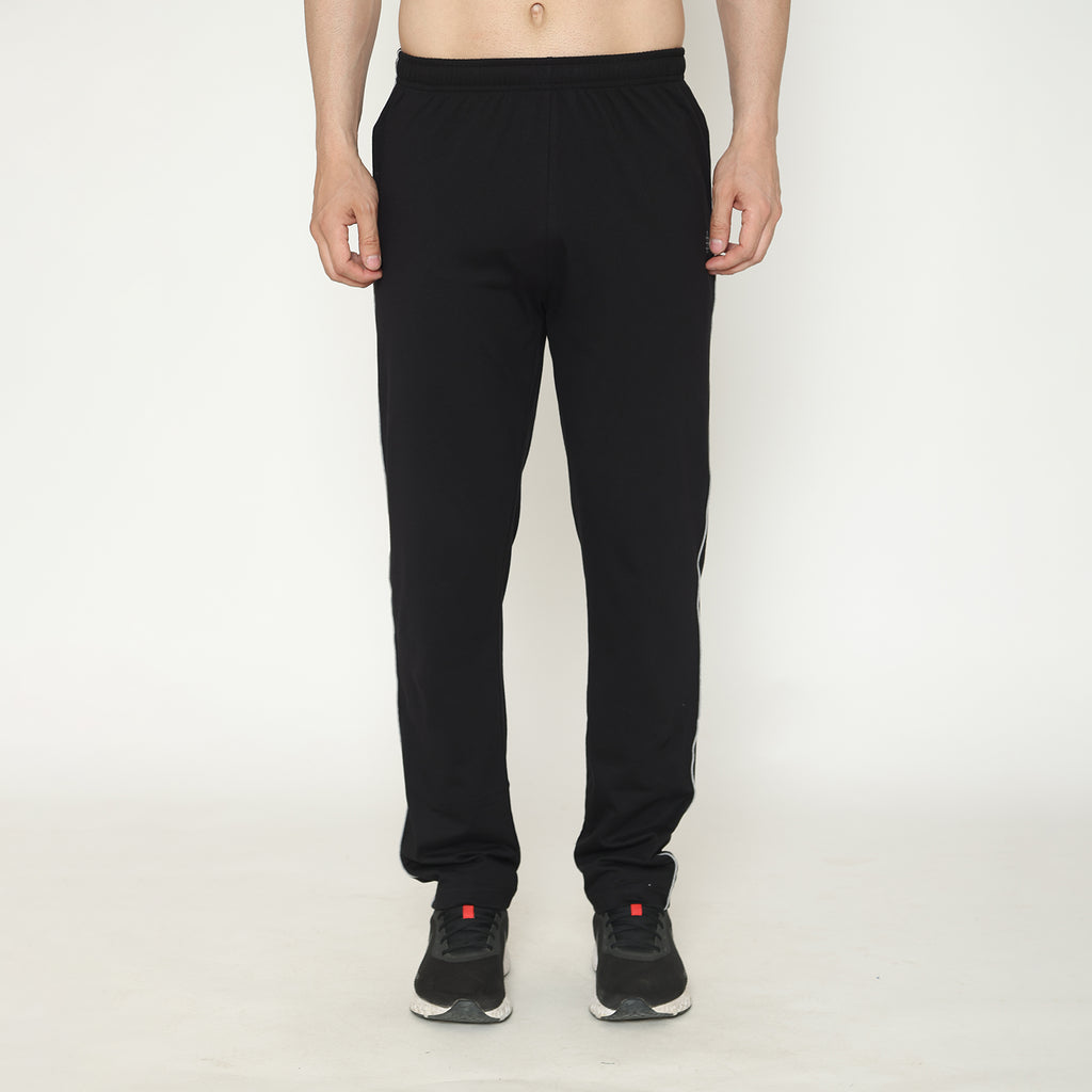 Men's Solid Track Pants - Black