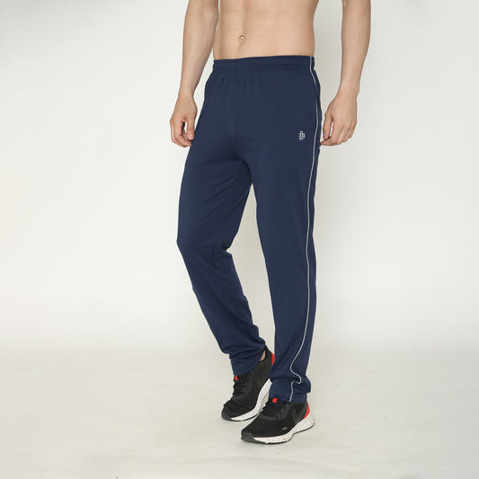 Men's Solid Track Pant - Navy
