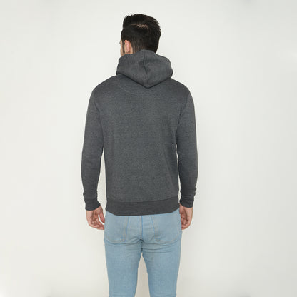 Men's Solid Hoodie Sweatshirt -  Anthara Mill