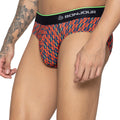 Men's Inner Supersoft Printed Modal Cotton Briefs - Single Pack | Red