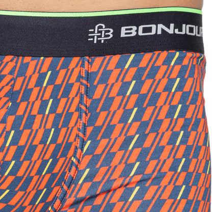 Men's Inner Supersoft Printed Modal Cotton Trunk - Single Pack | Red