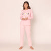 Women's Cozy Comfort Mood T-shirt & Pajama Night Suit Set