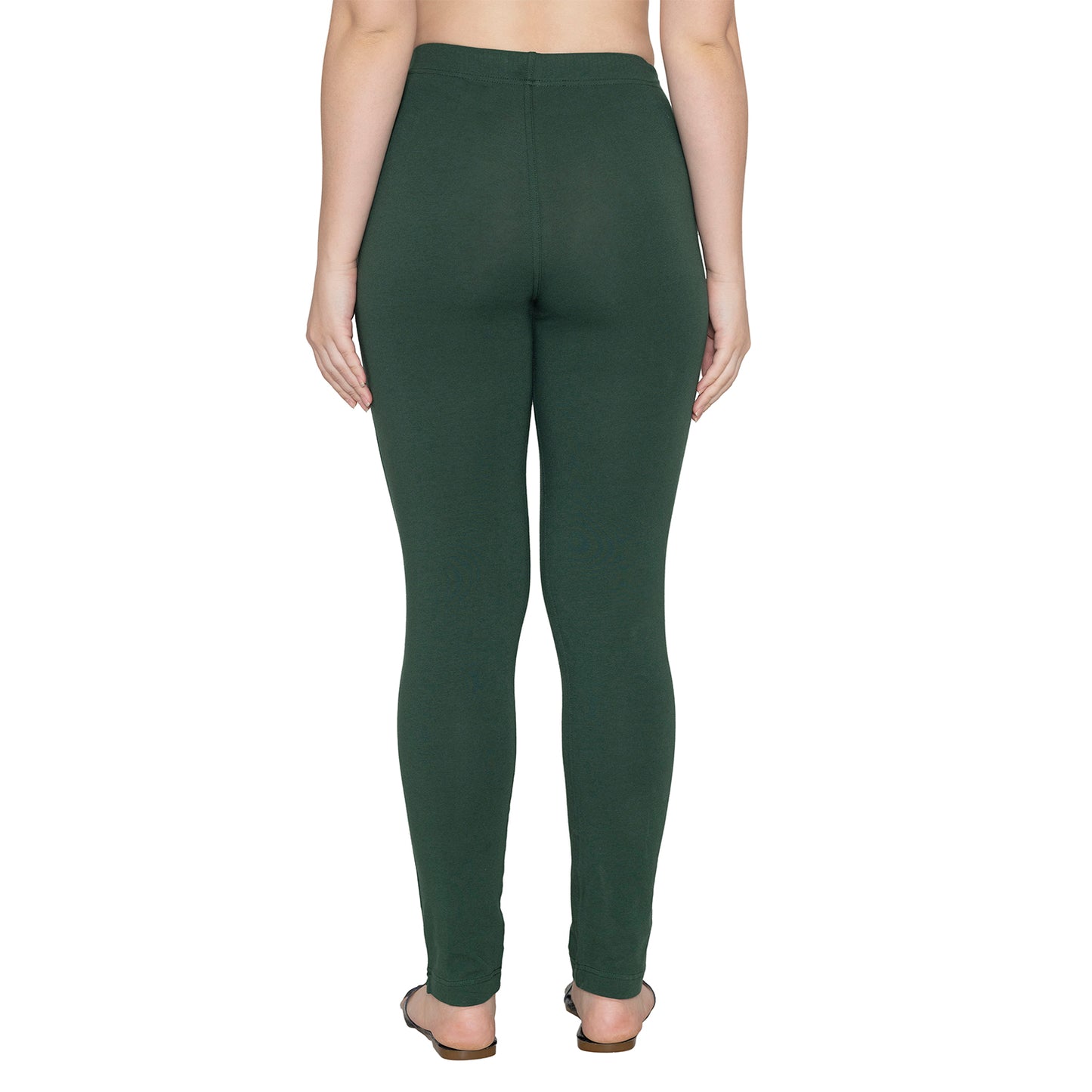 Women Soft Cotton Kurti Pant - Forest Green