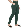 Women Soft Cotton Kurti Pant - Forest Green