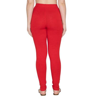 Women Soft Cotton Kurti Pant - True Red