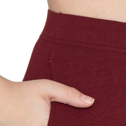 Women Soft Cotton Kurti Pant - Dk. Maroon