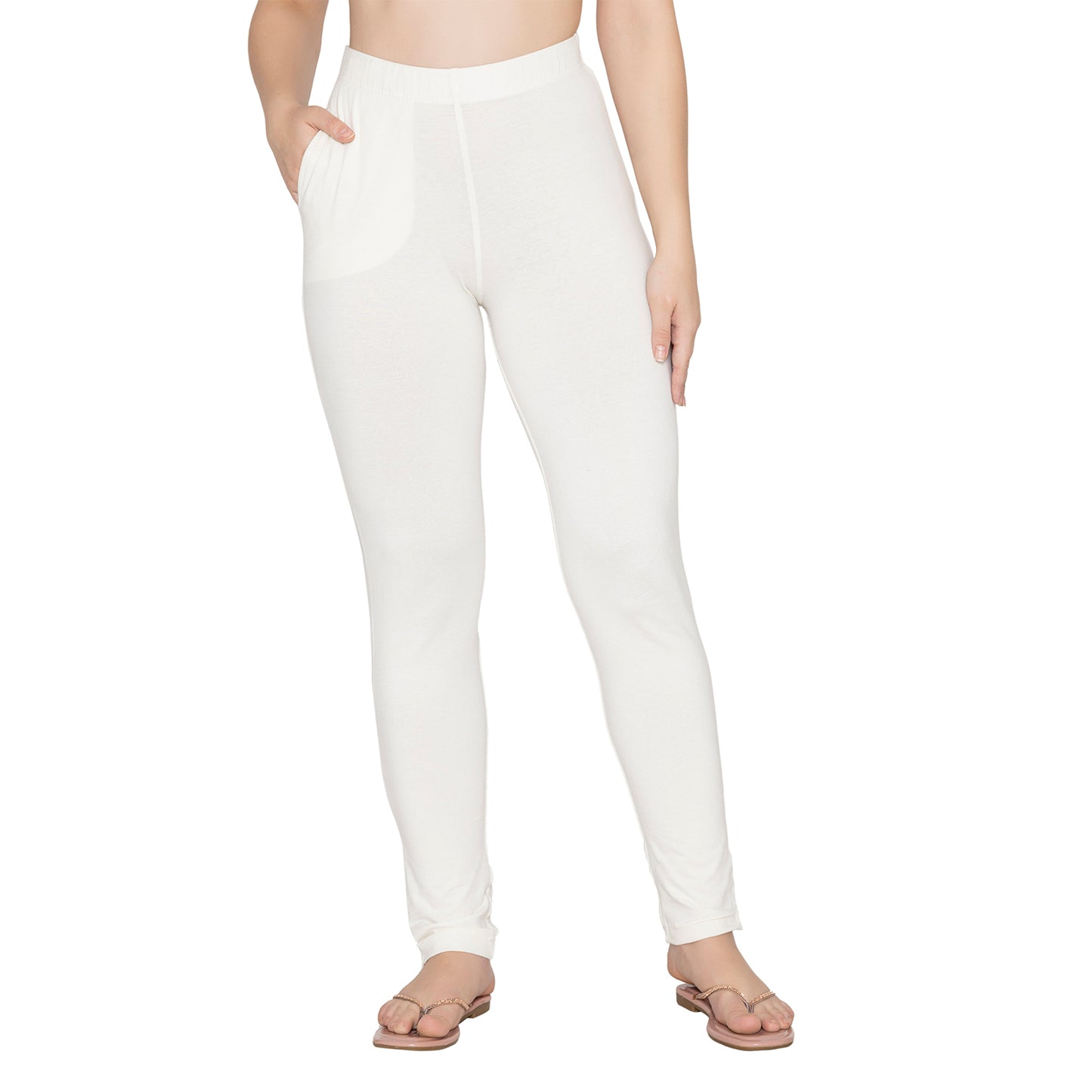 Women Soft Cotton Kurti Pant - White