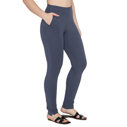 Women Cotton Kurti Pant | Dark Grey