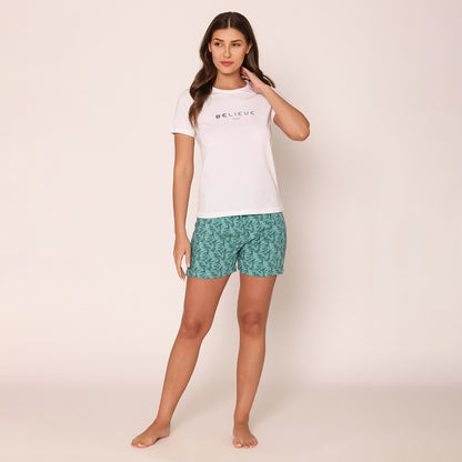 Printed Casual Shorts for Women