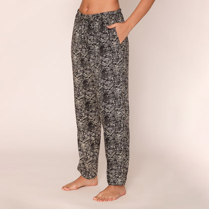 Women Printed Lower With Drawstring