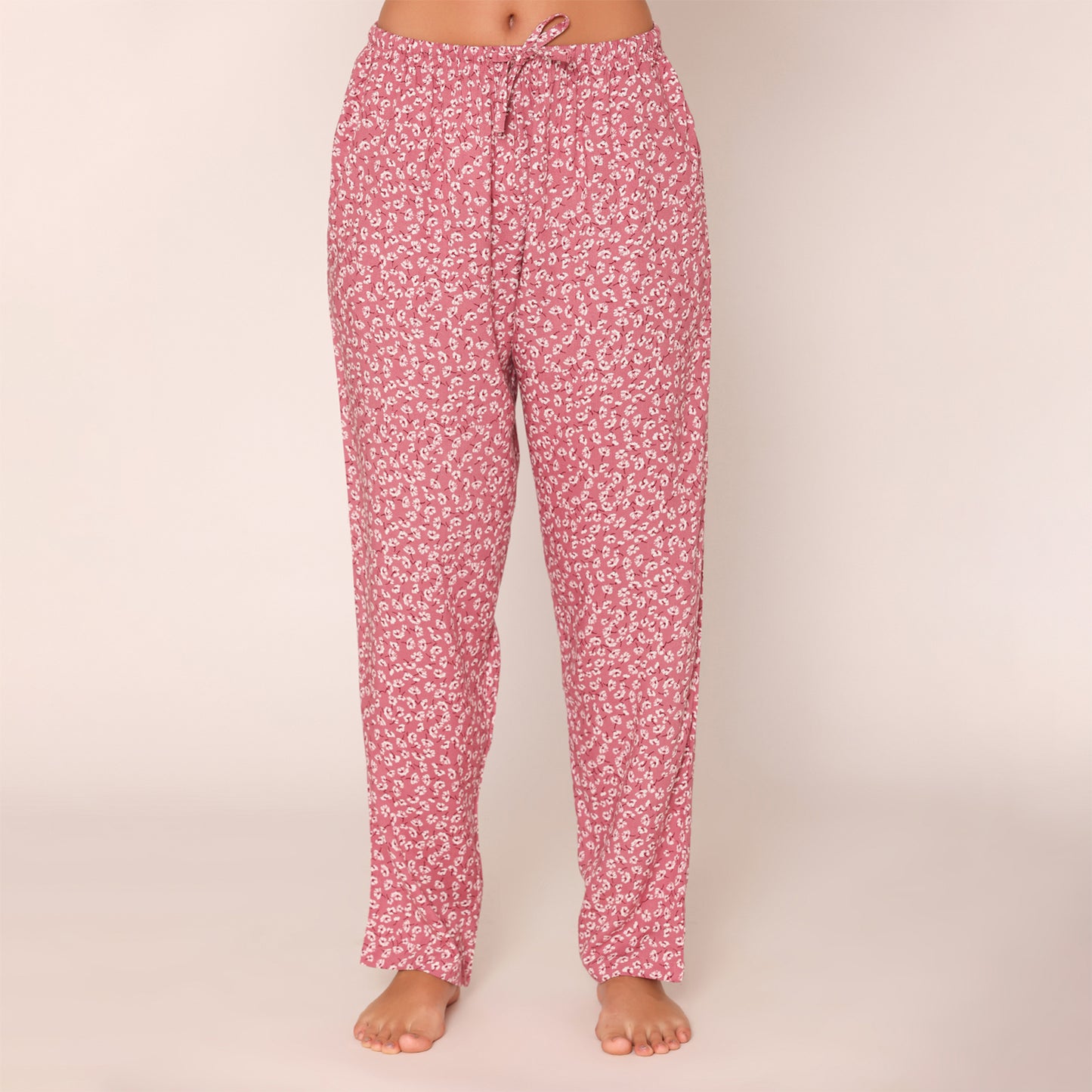 Women Printed Lower With Drawstring