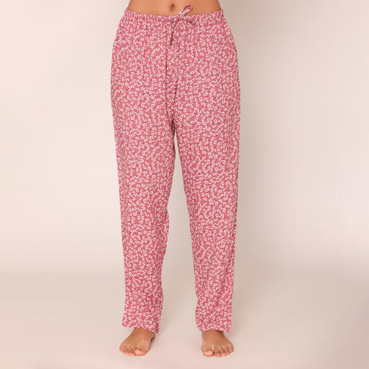 Women Printed Lower With Drawstring