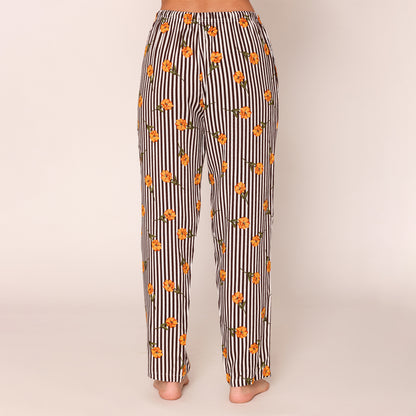 Women Printed Lower With Drawstring