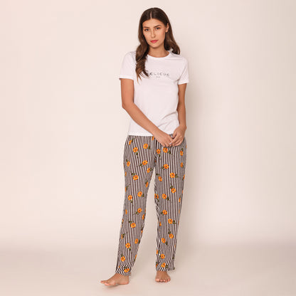 Women Printed Lower With Drawstring
