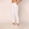 Slim Fit Joggers For Women - White