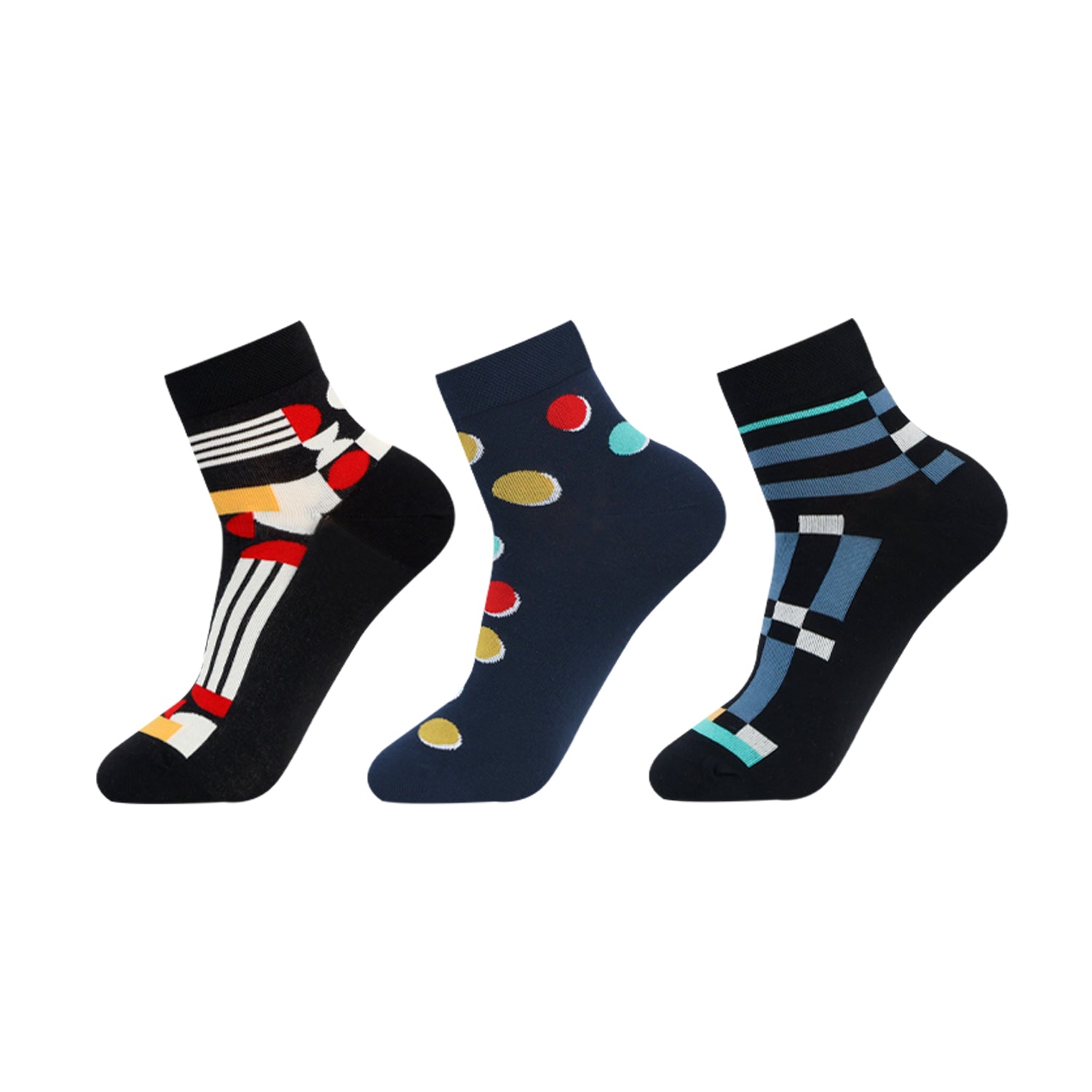 Durable-Bold-Print-Ankle-Socks