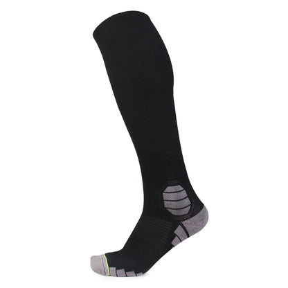 Bamboo Compression Socks - Black Side View