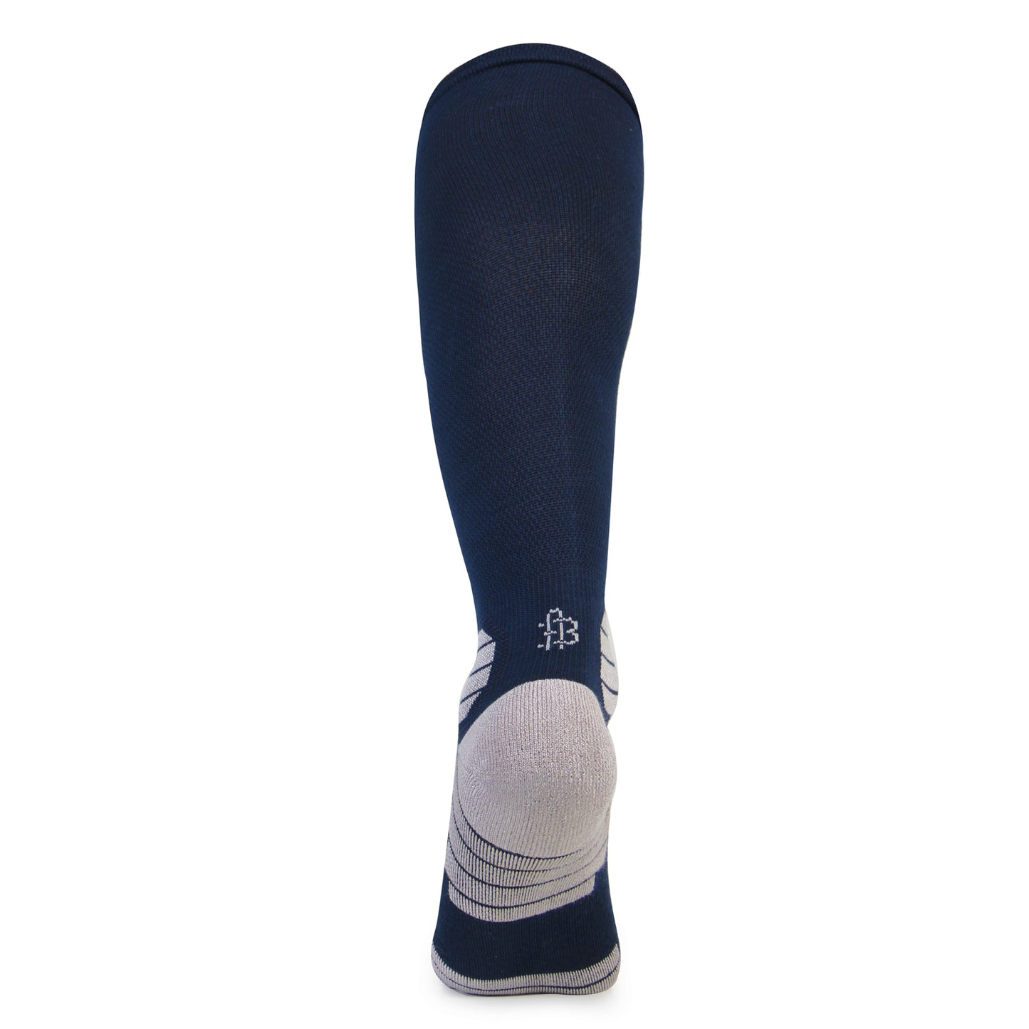 Navy Bamboo Compression Socks - Back View