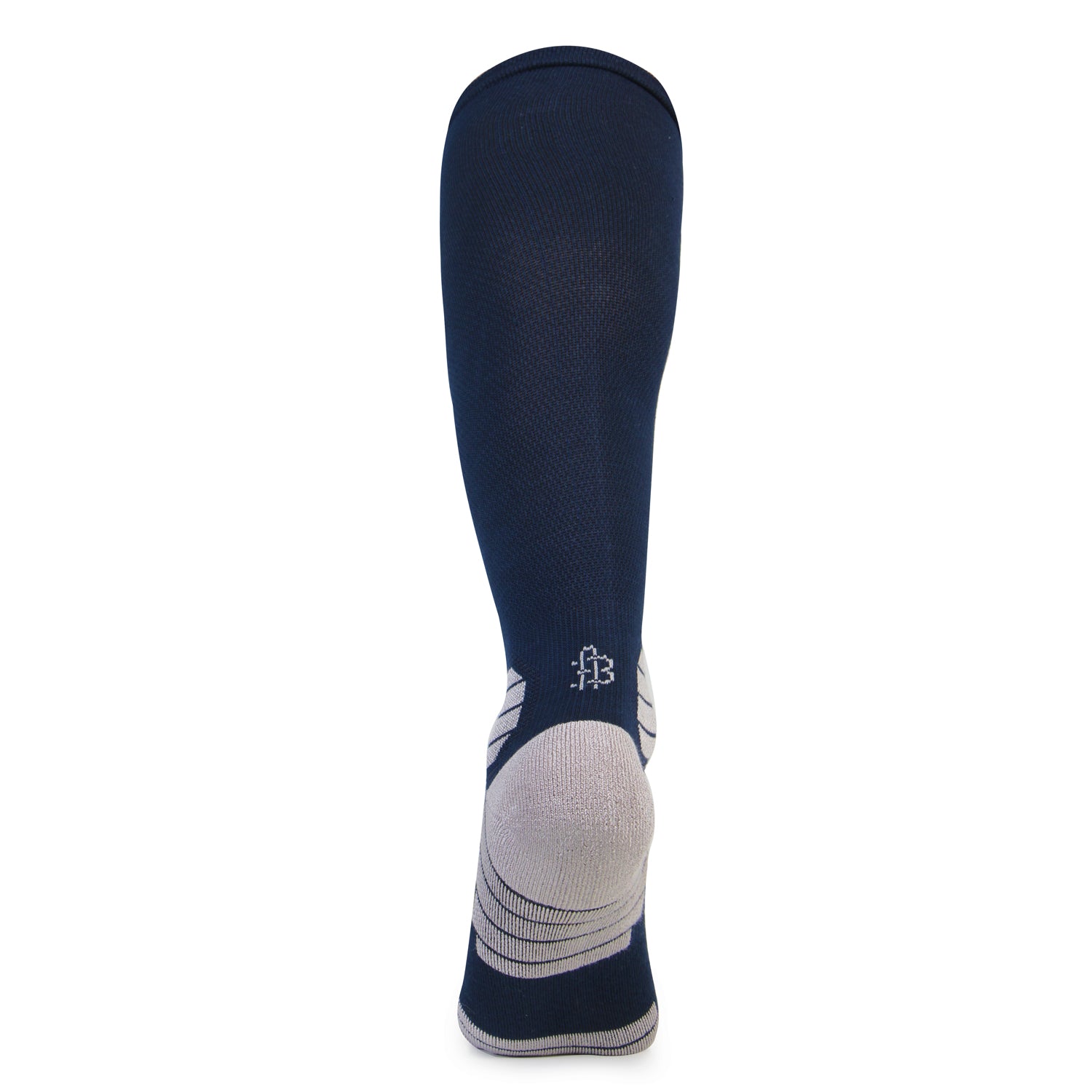Navy Bamboo Compression Socks - Back View