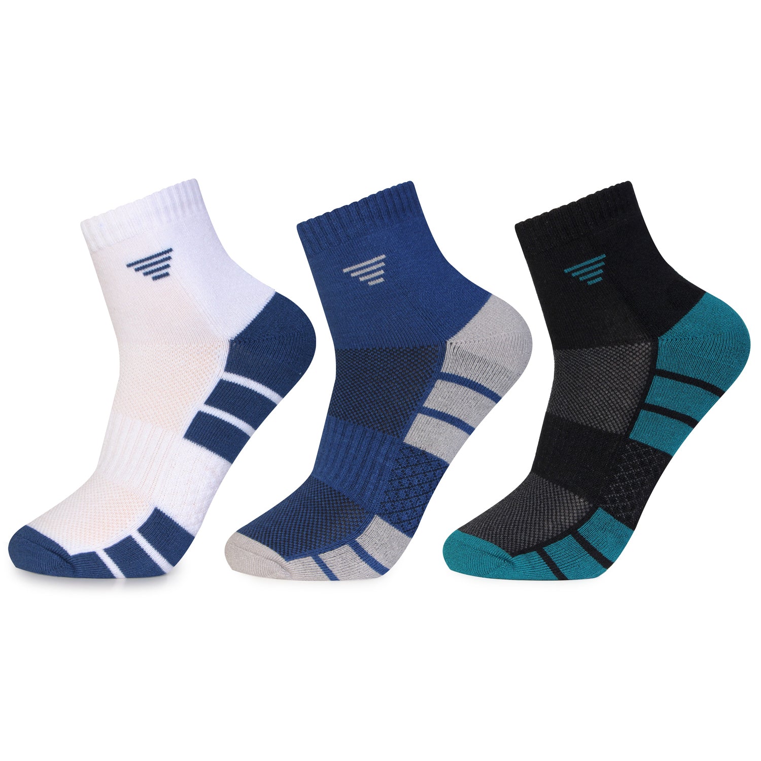 Premium Bamboo Ankle Socks - Assorted Side View