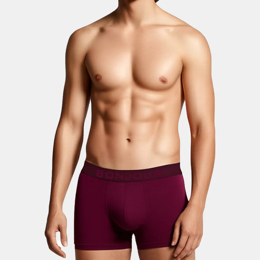 Men’s Bamboo Trunk Midnight Plum – Ultra Soft, Odour Free (Pack of 1)