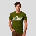Bontact FIT 4 EVERY CHALLENGE Round-Neck Half Sleeve T-Shirt (Grass Hopper)